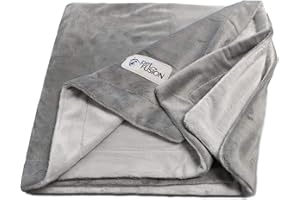 PetFusion Premium Dog Blanket, Cat Blanket | Ultra Soft Pet Blanket Available in Plush or Quilted, 2 Colors (Grey, Brown) | Perfect Blanket for Small Dogs & Large Dogs. 12 Month Warranty