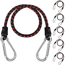 XSTRAP STANDARD 6PK Bungee Cords with Carabiners 24