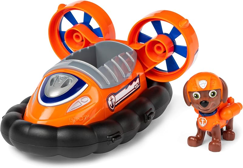 Paw Patrol Zuma Hovercraft Vehicle with Figure Kids Toy Ages 3+