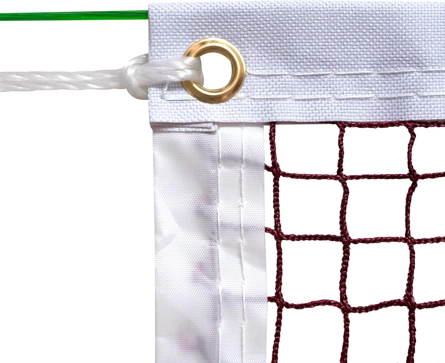 Sanung Badminton Net with Steel Wire Clamps Carrying Bag 4-Sides Stitching Badminton Replacement Net for Backyard Gym Mesh Net for Daily Training Exercise Competition 20FT x 2.5FT : Sports & Outdoors