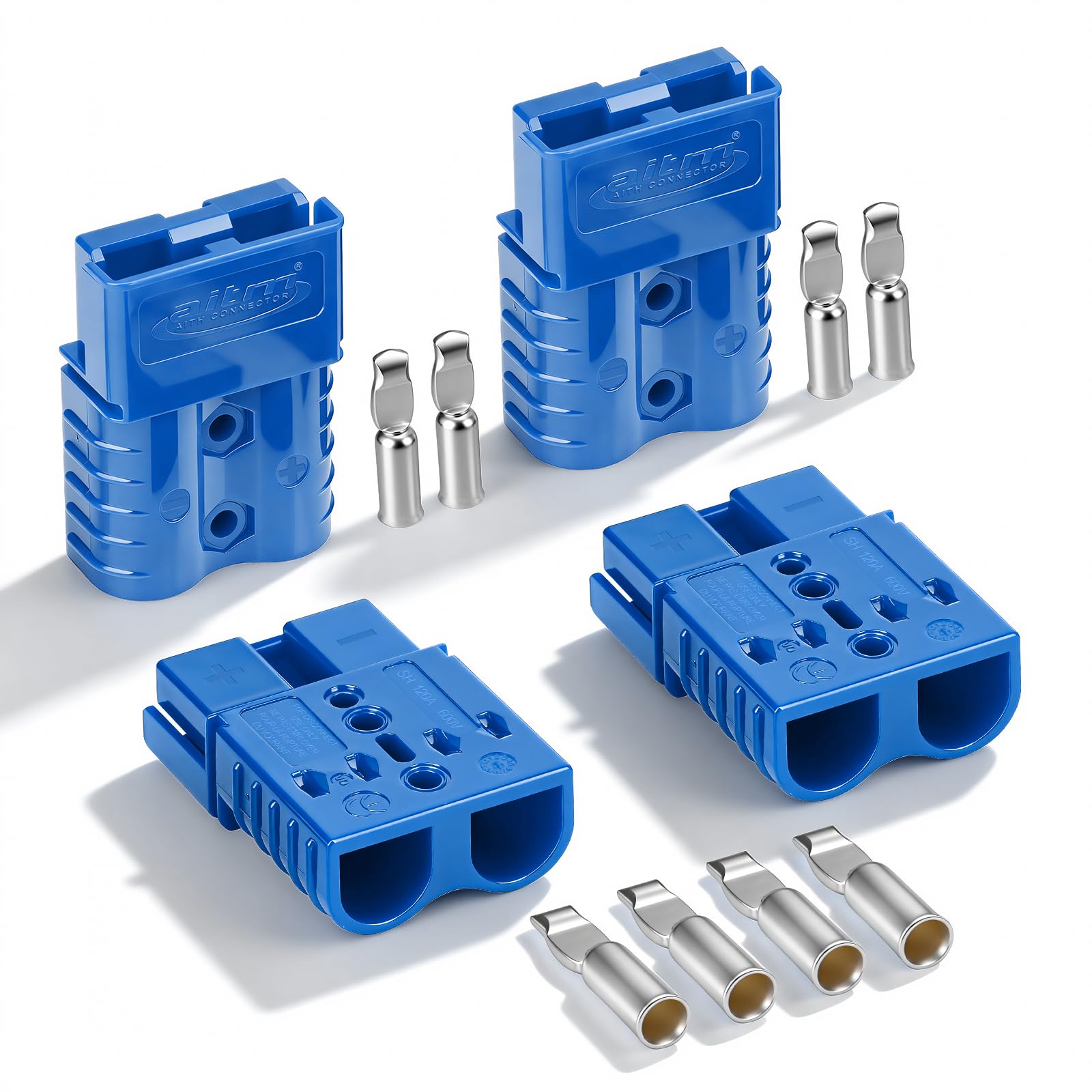 120A Quick Connect Battery Connectors - Modular Power Connectors with Quick Disconnect