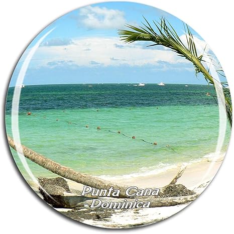 Amazon Co Jp Weekino マカオビーチプンタカーナドミニカ冷蔵庫マグネット3dクリスタルガラス観光都市旅行お土産コレクションギフト強い冷蔵庫ステッカー ホーム キッチン