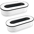 Flintar RP-AP068 3-in-1 H13 Grade True HEPA Replacement Filter, Compatible with RENPHO Compact Air Purifier RP-AP068, 2-Pack