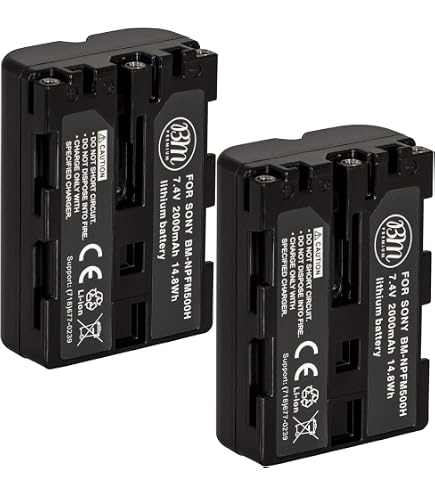 Wasabi Power NP-FM500H Battery – Replacement For Sony Alpha DSLR Cameras