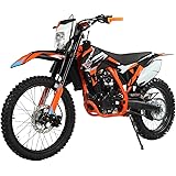 X-PRO Titan 250cc Dirt Bike with LED light Zongshen Engine Pit Bike Gas Dirt Bikes Adult Dirt Pitbike 250cc Gas Dirt Pit Bike