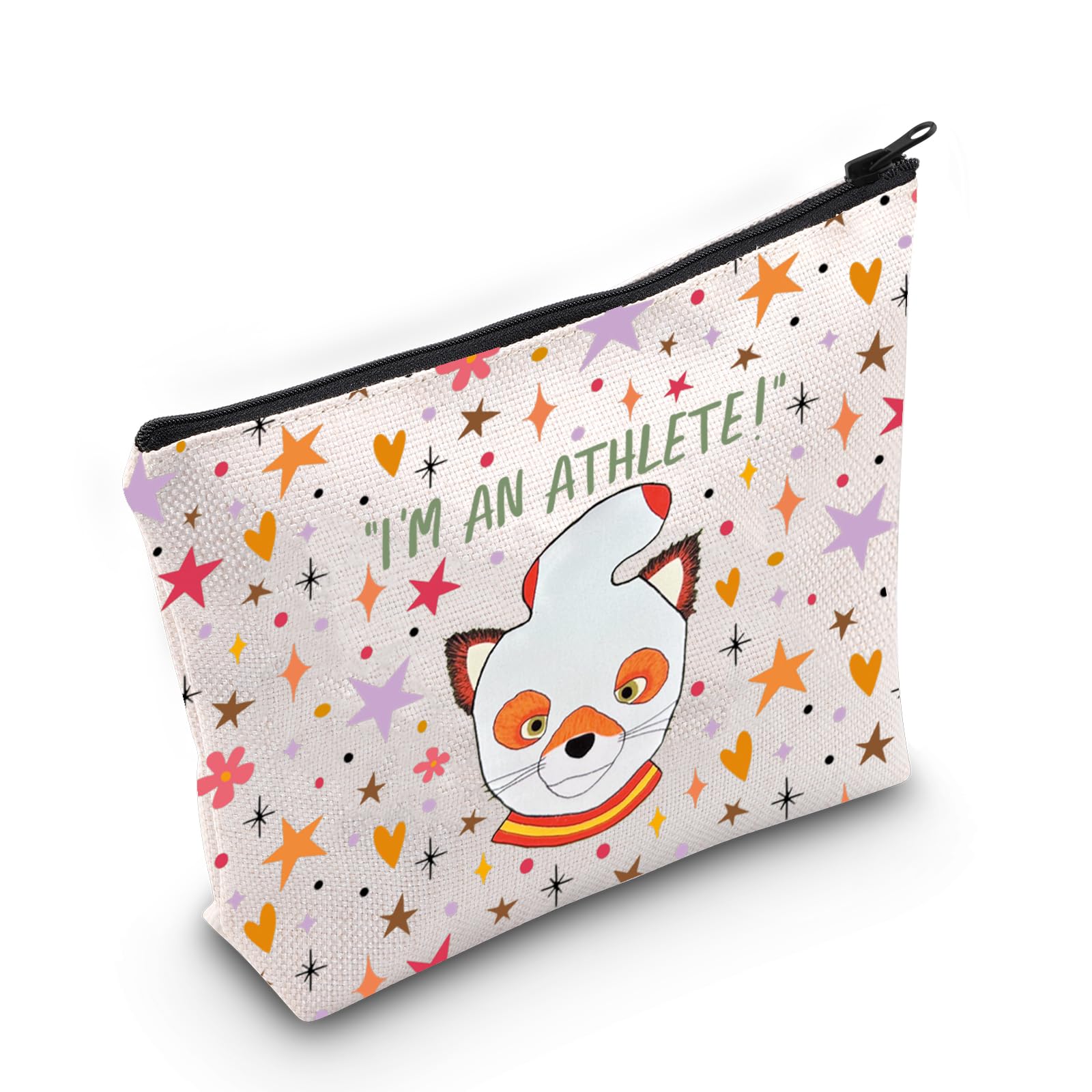 Fantastic Fox Inspired Ash Gift I’m Athlete Makeup Zipper Pouch for Fox Ash Lover (A-th-lete Bag)