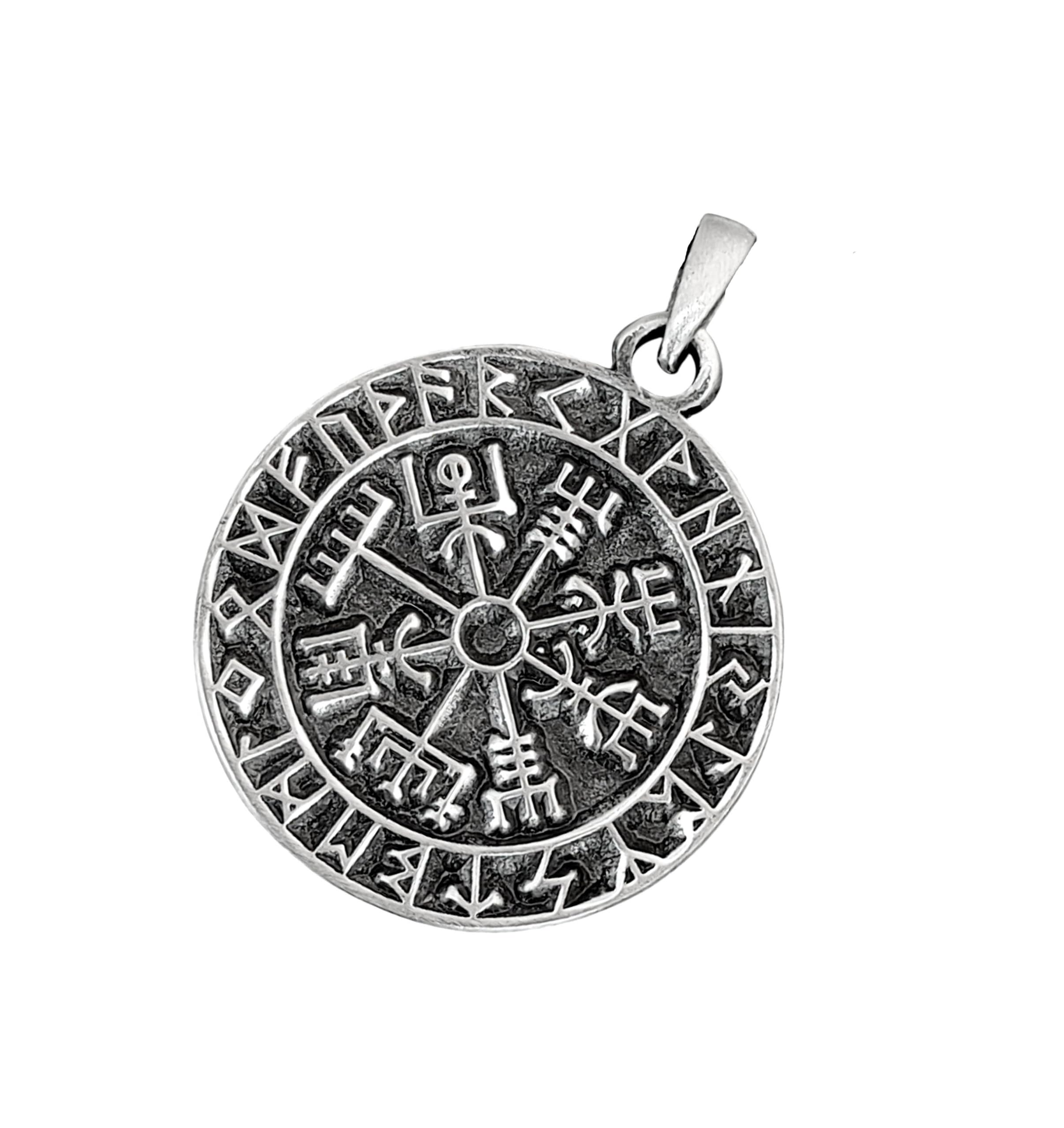 Viking compass Pewter pendant no. 99