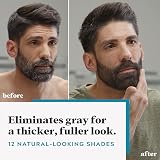 Just For Men Brush-In Color Gel Mustache Beard Sideburns Medium-Dark Brown M-40 view 2
