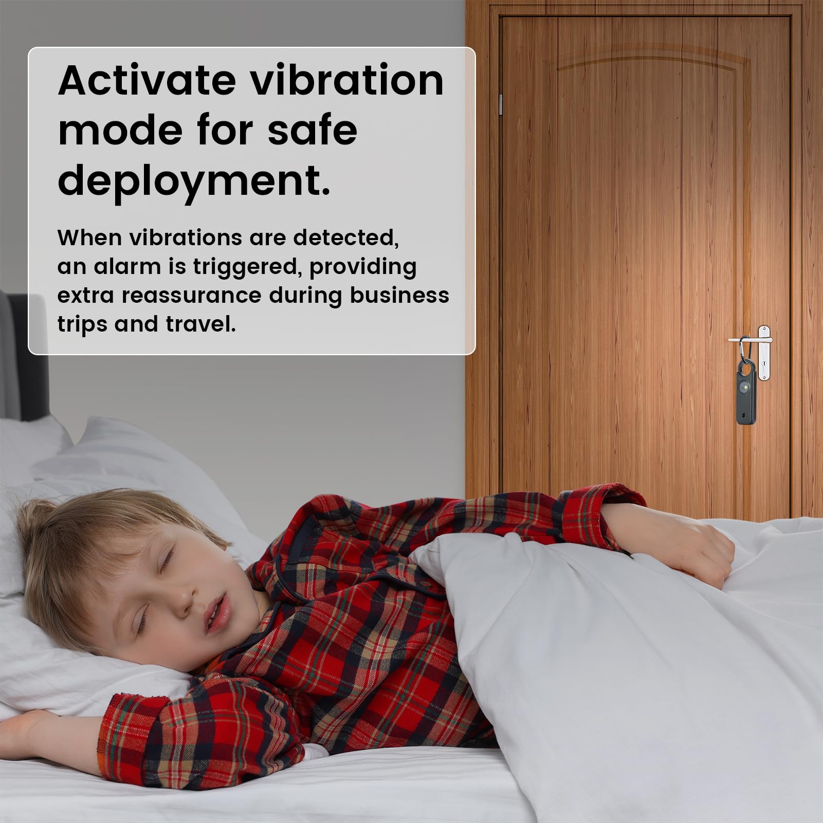 TIPSEAN Personal Safety Alarm - 135dB Ultra Loud Siren with LED Strobe Light, USB-C Rechargeable, Compact Keychain Alarm for Women/Men, Emergency Flashlight & Vibration Alert(Black)