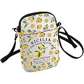 HOLLP Limoncello Sicilia Island Italy Gift Sicily Lemons Crossbody Bag Positano Gift Italy Gift