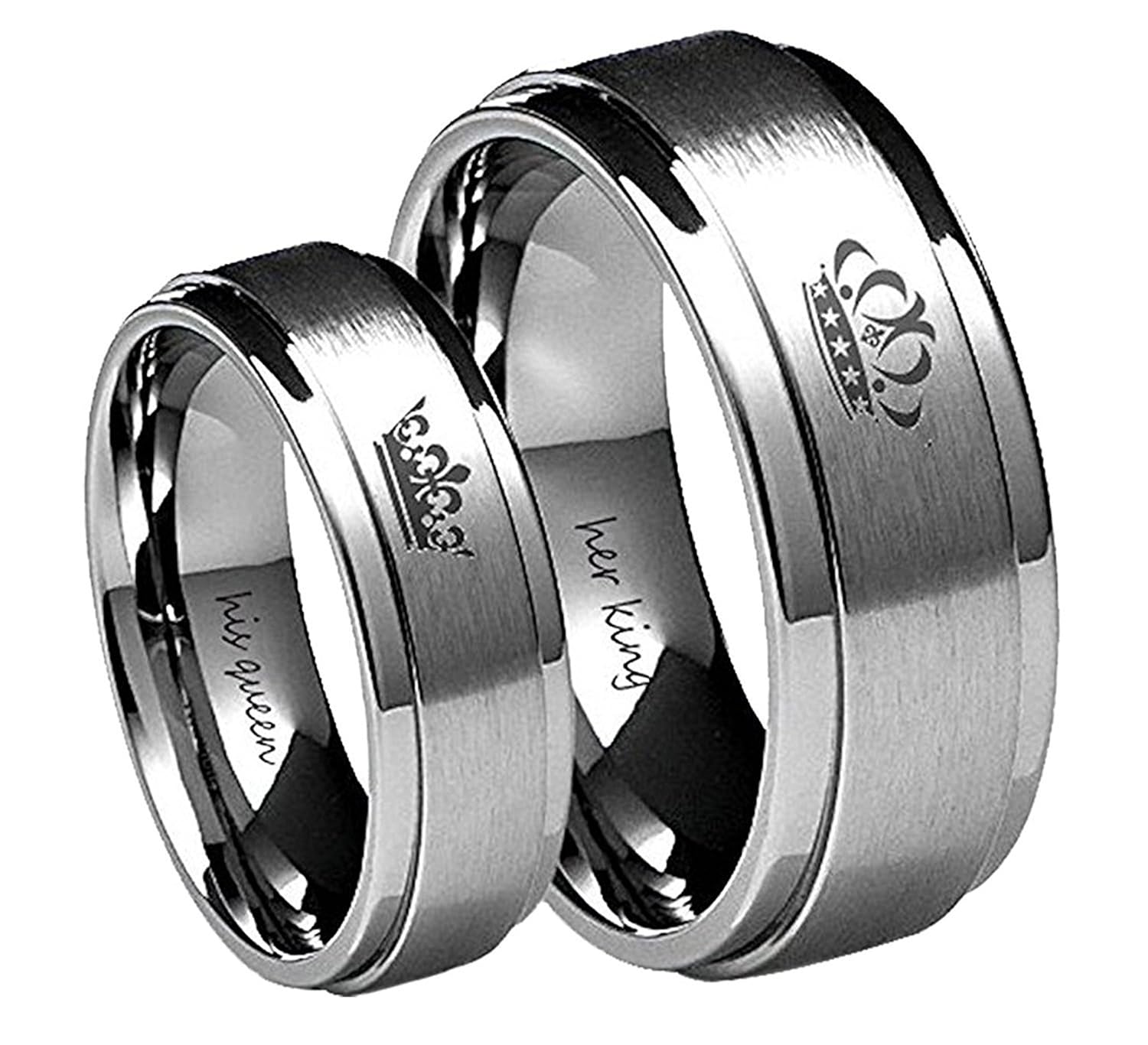 tungsten engagement rings for her