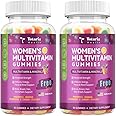 (2 Pcs) Sugar Free Womens Multivitamin Gummies with Iron, Women's Multivitamin w/Vitamins C, D3 K2, B12, B6, Filled Gummies for Daily Nutritional Support| Immune Support| Skin Health, Mixed Flavors