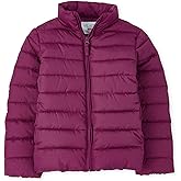 The Children's Place Girls' Medium Weight Wind-Resistant, Water-Resistant Puffer Jacket
