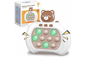 TEAROO Quick Push Game Fidget Toys Pro for Kids Adults, Handheld Game Fast Puzzle Game Animal Machine, Push Bubble Stress Toy, Relief Party Favors, Gifts for Kids