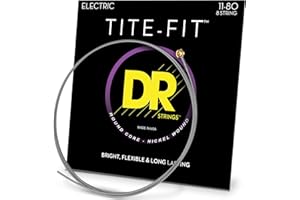 DR Strings TF8-11 8 String Tite-Fit Nickel Plated Heavy Electric Guitar