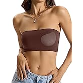 EasyGala Womens Padded Double Lined Tank Top Bandeau Strapless Tube Tops Crop Backless Shirts Sexy Going Out Tops 2026