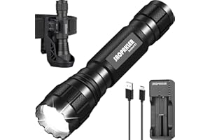 SAOPRKLER LED Flashlights High Lumens-Tactical Police Flashlight with Holster for Duty Belt,1200 LM Single Mode Super Bright Flashlight for Camping/Law Enforcement-Sentinel-X1 Gifts for Men