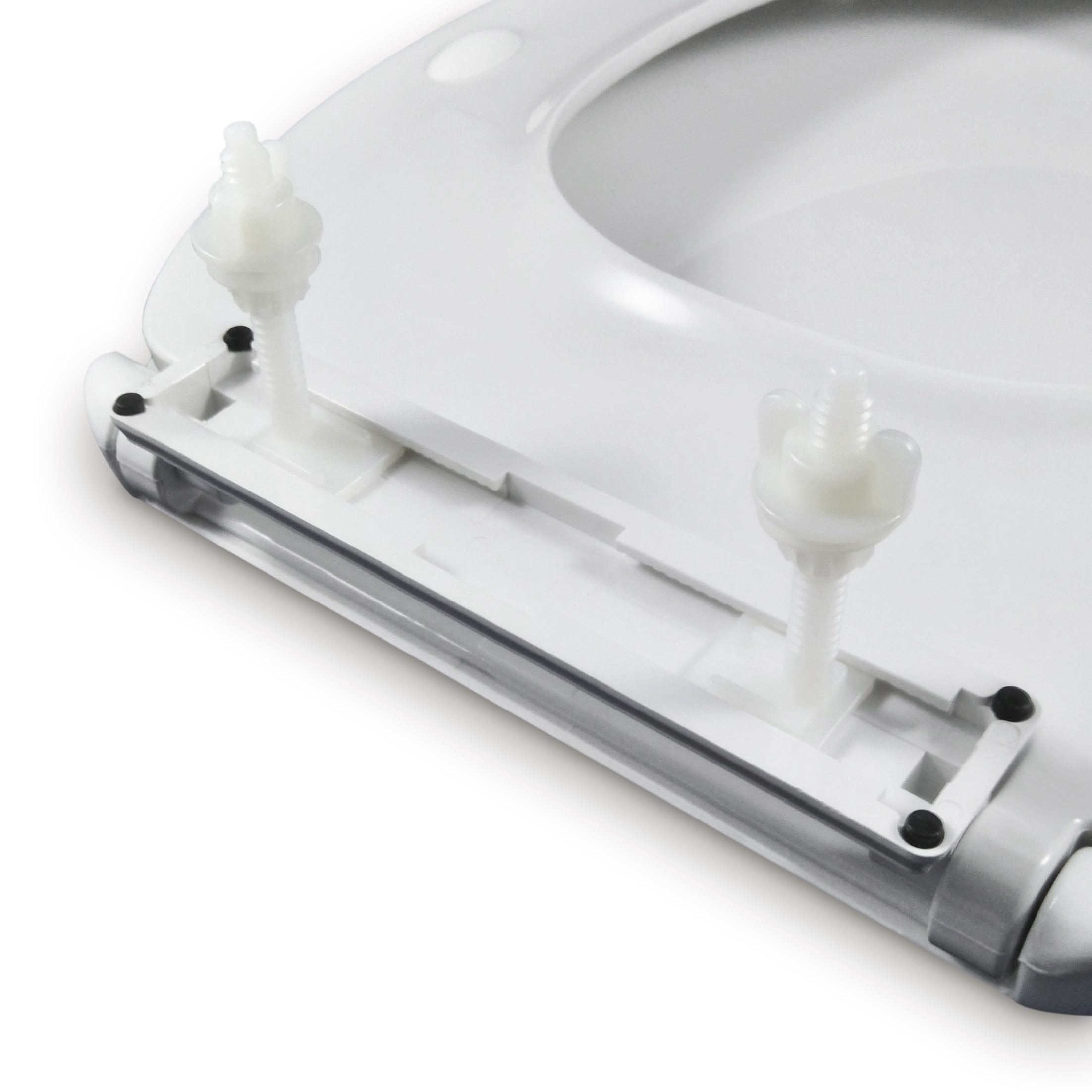 WC TOILET SEAT COMPATIBLE SOFTCLOSE O SHAPE ADJUSTABLE HINGE