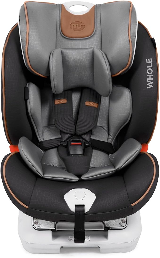 Innovaciones MS, Silla de coche grupo 0+/1/2/3 Isofix, negro/gris