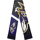 FOCO NFL Unisex-Adult Official Team Graphic Reversible Printed Scarf