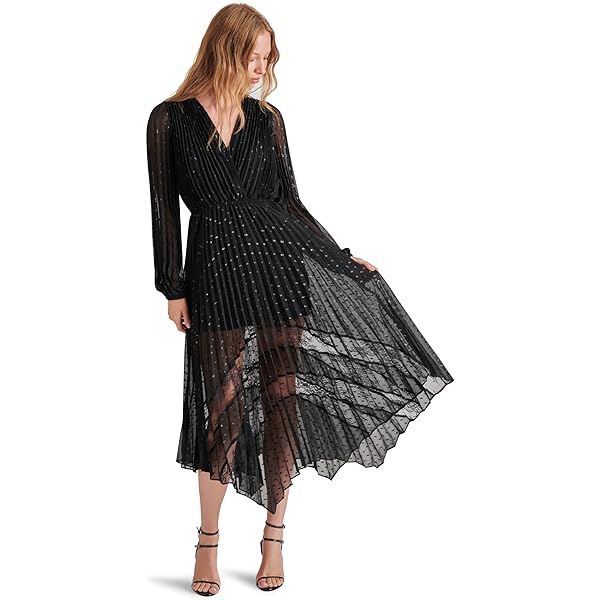 Steve Madden Apparel Lori Dress, Black, X-Small at Amazon Women's Clothing store Steve Madden Apparel Lori Dress, Black, X-Small at Amazon Women's Clothing store