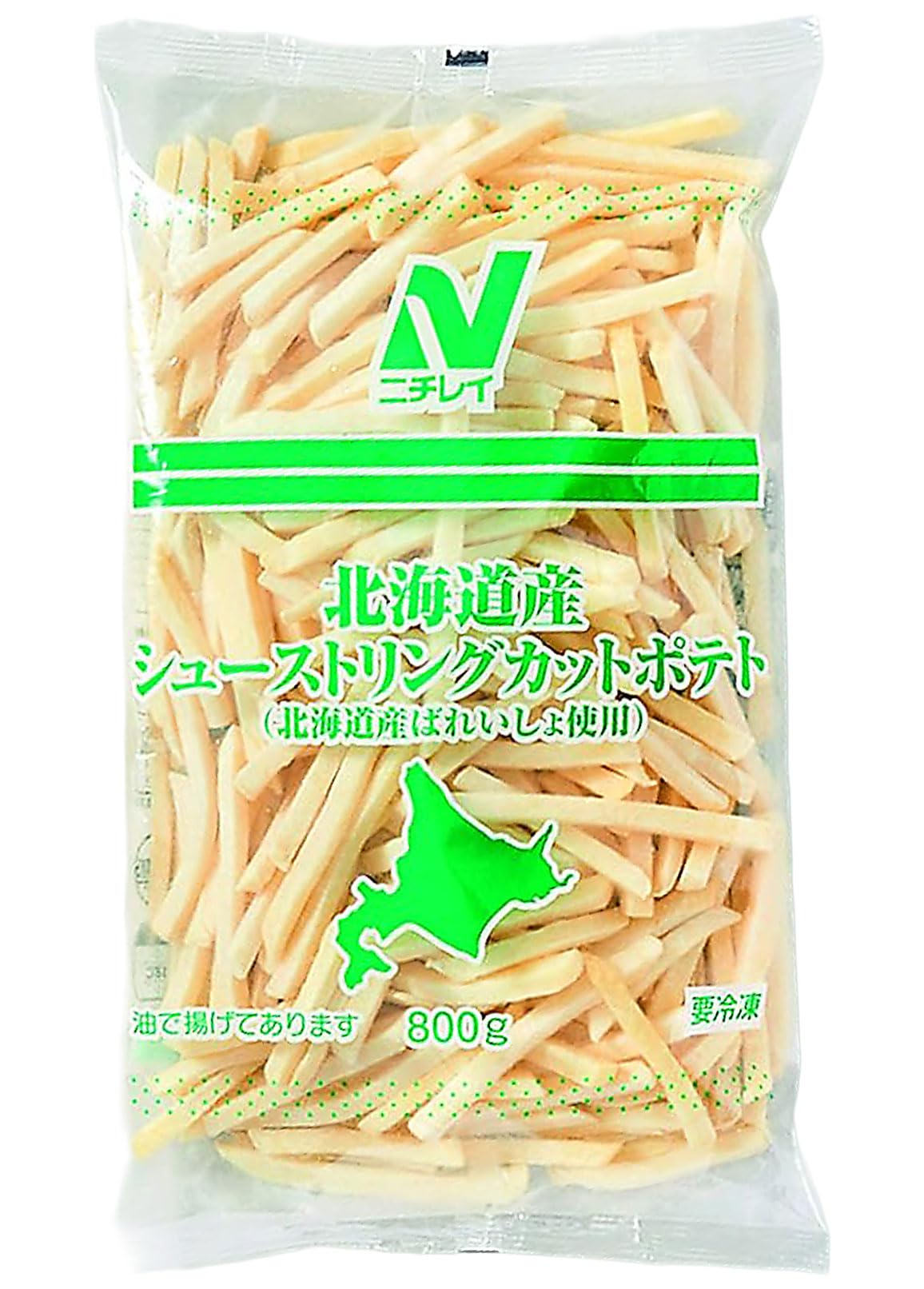 ニチレイ 業務用 北海道産シューストリングカットポテト 800g ×5袋
