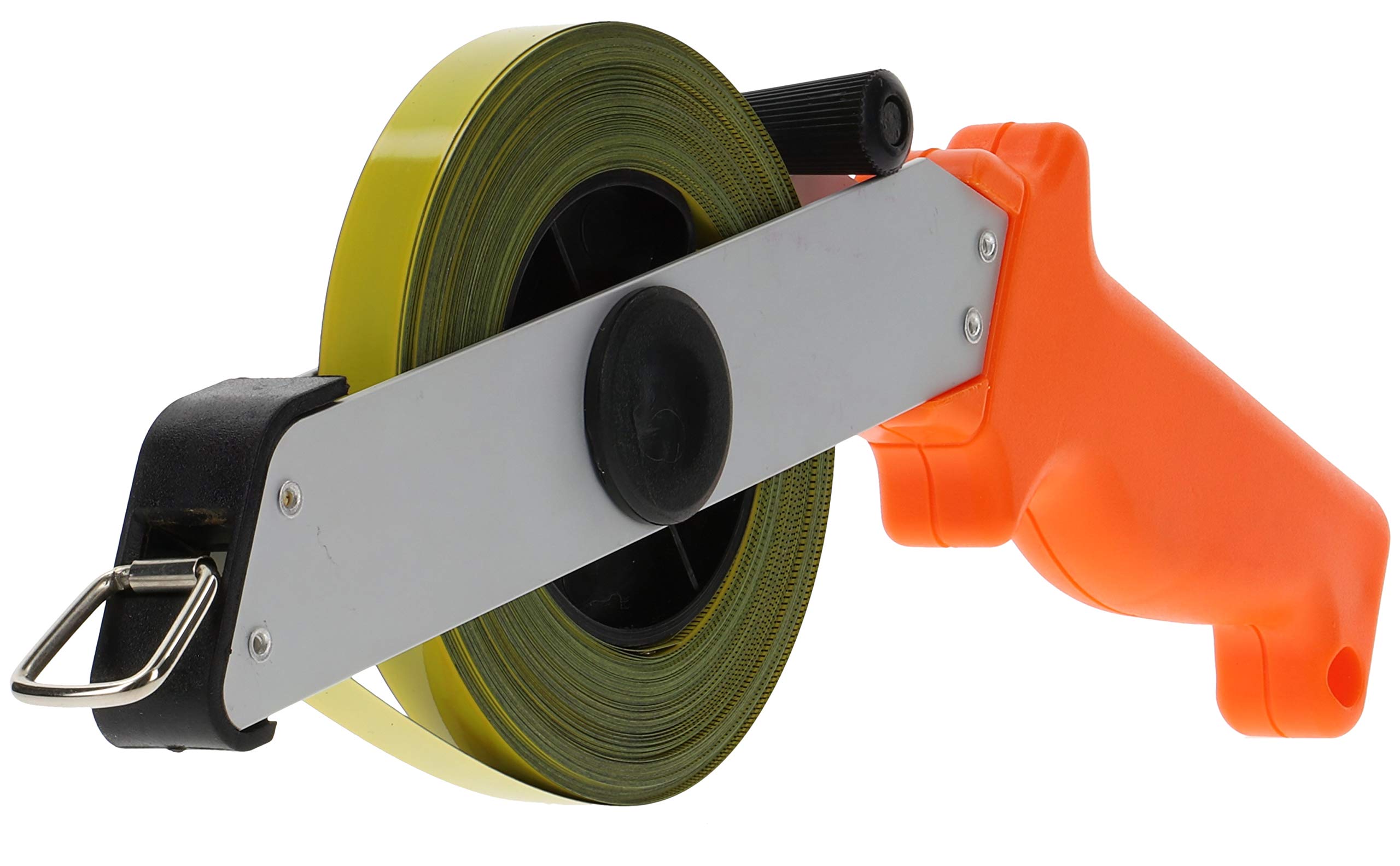 PRODIAMANT Tape Measure Length 30 m Tape Width 13 mm with Non-Slip Soft Grip Roll Measure