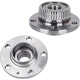 Autoround 512012 Rear Wheel Bearing and Hub Assembly Compatible with Audi TT 2000-2006, Volkswagen Jetta 1999-2005, Beetle 1998-2010, Golf 1998-2005, Golf City 2007-2009, 5 Lug w/ABS, Set of 2