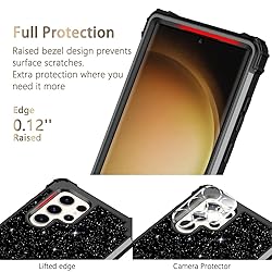 LONTECT for Galaxy S23 Ultra Case with 2 Camera