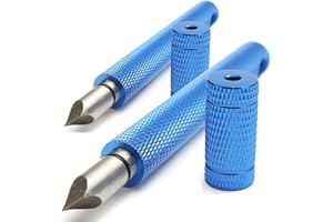 bfuee 2Pcs Groove Sharpener,Golf Groove Sharpener,for Golf Club,Suitable for U & V-Grooves Re-Grooving Tool and Cleaner for Wedges,Generate Optimal Backspin