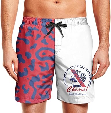 pabst blue ribbon swim trunks