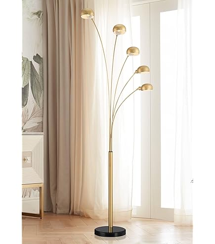 Possini Euro Design Candida Mid-Century Modern Floor Standing Lamp