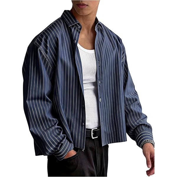 men's cropped dress shirt Bebinn White cropped men's shirt