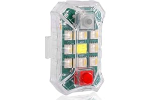 EGAKKAN Drone Waterproof Mini Strobe Light, Anti-Collision Light, Rechargeable Drone Lights for Night Flying for DJI Neo/Avata 2/Air 3S/Mini 4 Pro/Mini 4K/Most RC Drone Accessories,Battery Capacity (1PCS)