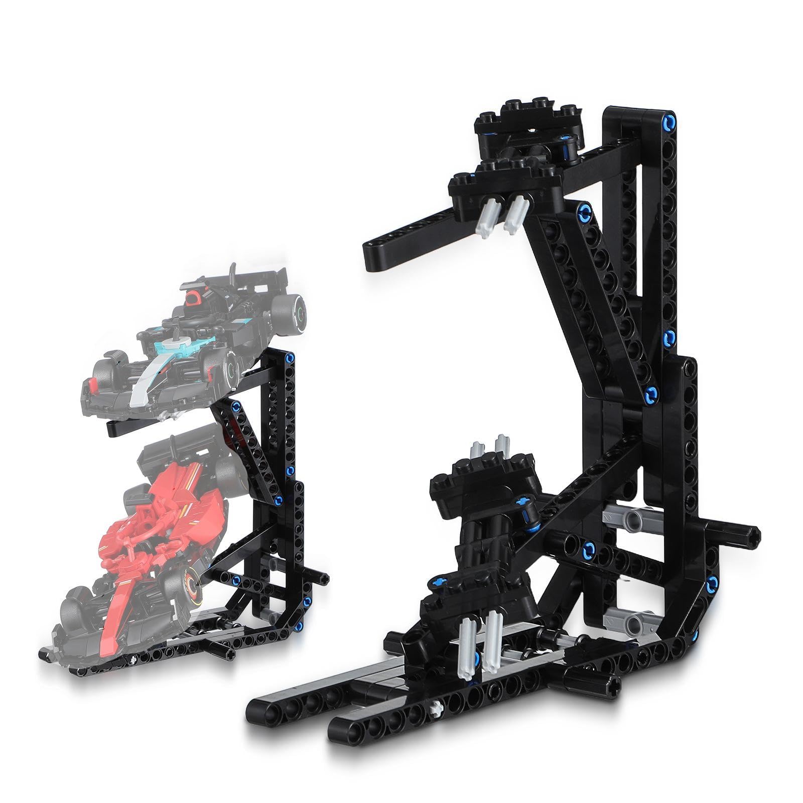 Photo 1 of GLCXGLC Display Stand for Speed Champion F1, Champions Set Display Shelf Upgraded 2-Tier Durable Holder, for Legos Race Car 76917/77242/77251 and More Model, Collectors Loves Gift?