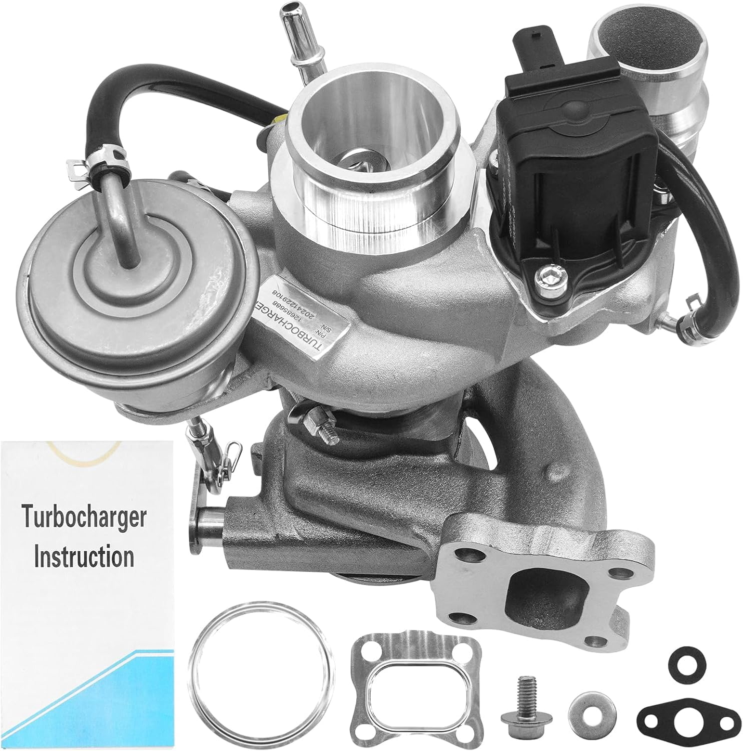 View 1 of 12699230 Turbo Turbocharger Kit with Actuator & Gasket for Chevy Equinox 2018 2019 2020 2021 2022, for GMC Terrain 2018-2022 1.5L Replace OE 12685688 12679399