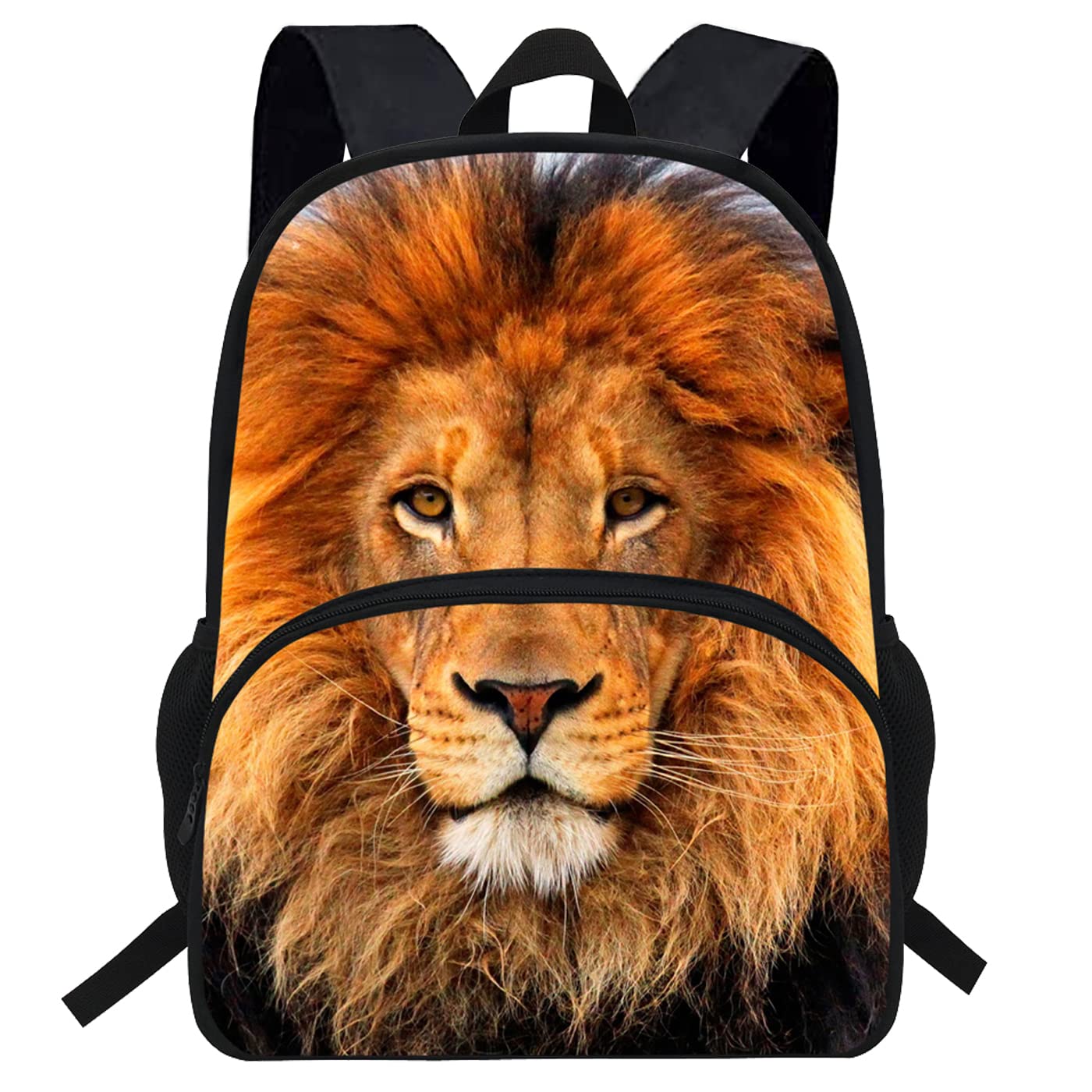 16inch Popular Girls Animal Backpack Lion King Bag Boys Daypack Child Schoolbag (D1040b)
