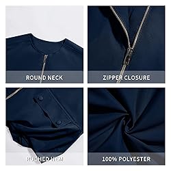 Tankaneo Womens Casual Zip Up Vest Cargo Oversized