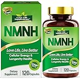 NMNH (NMN Supplement Alternative) 1000mg per Serving, Boost NAD+ Levels, NAD+ Supplement for Energy, Sharp Focus & Anti-Aging, Supports Healthy Aging, 120 Capsules