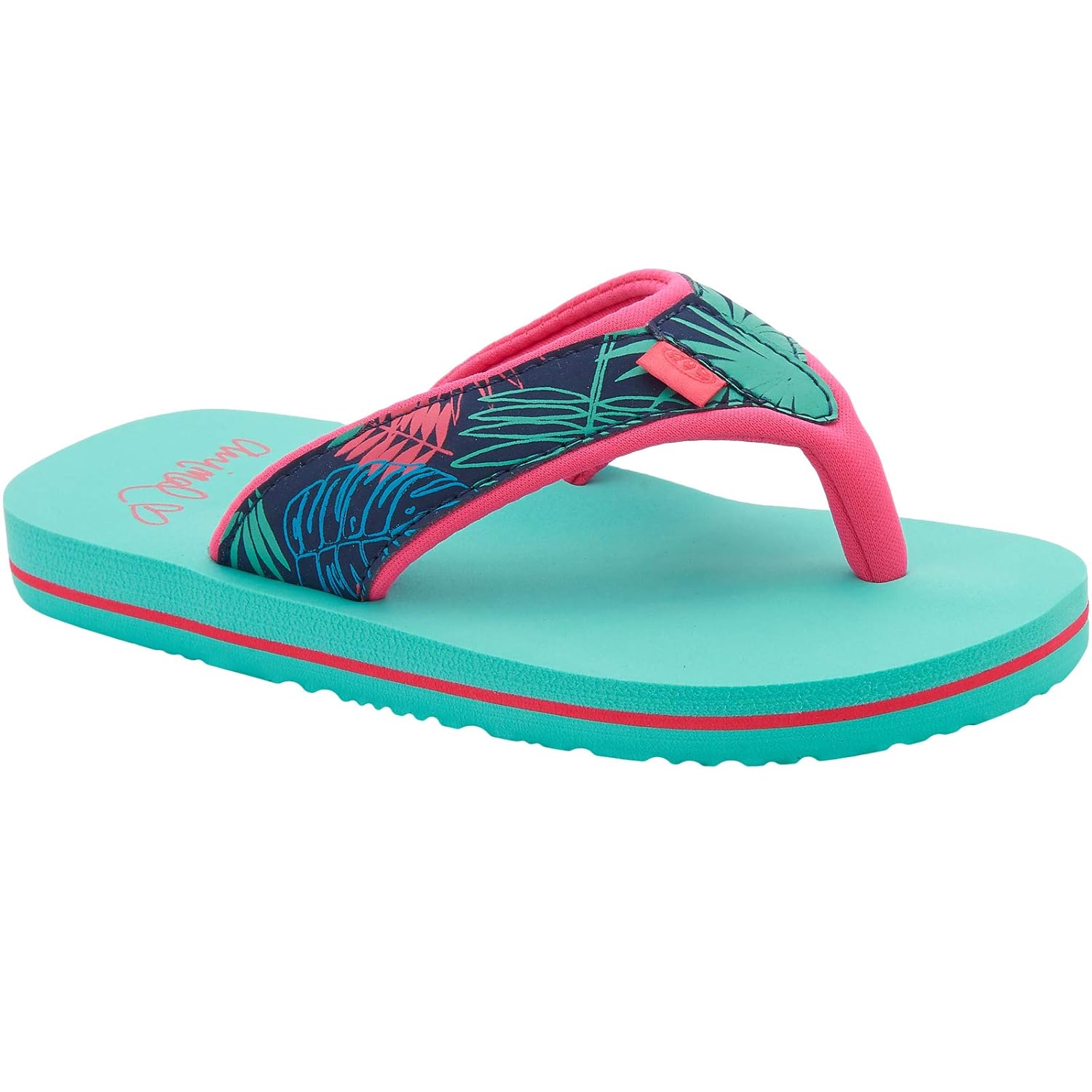 Animal Girls Kids Swish Upper AOP Summer Flip Flops Girls Shoes