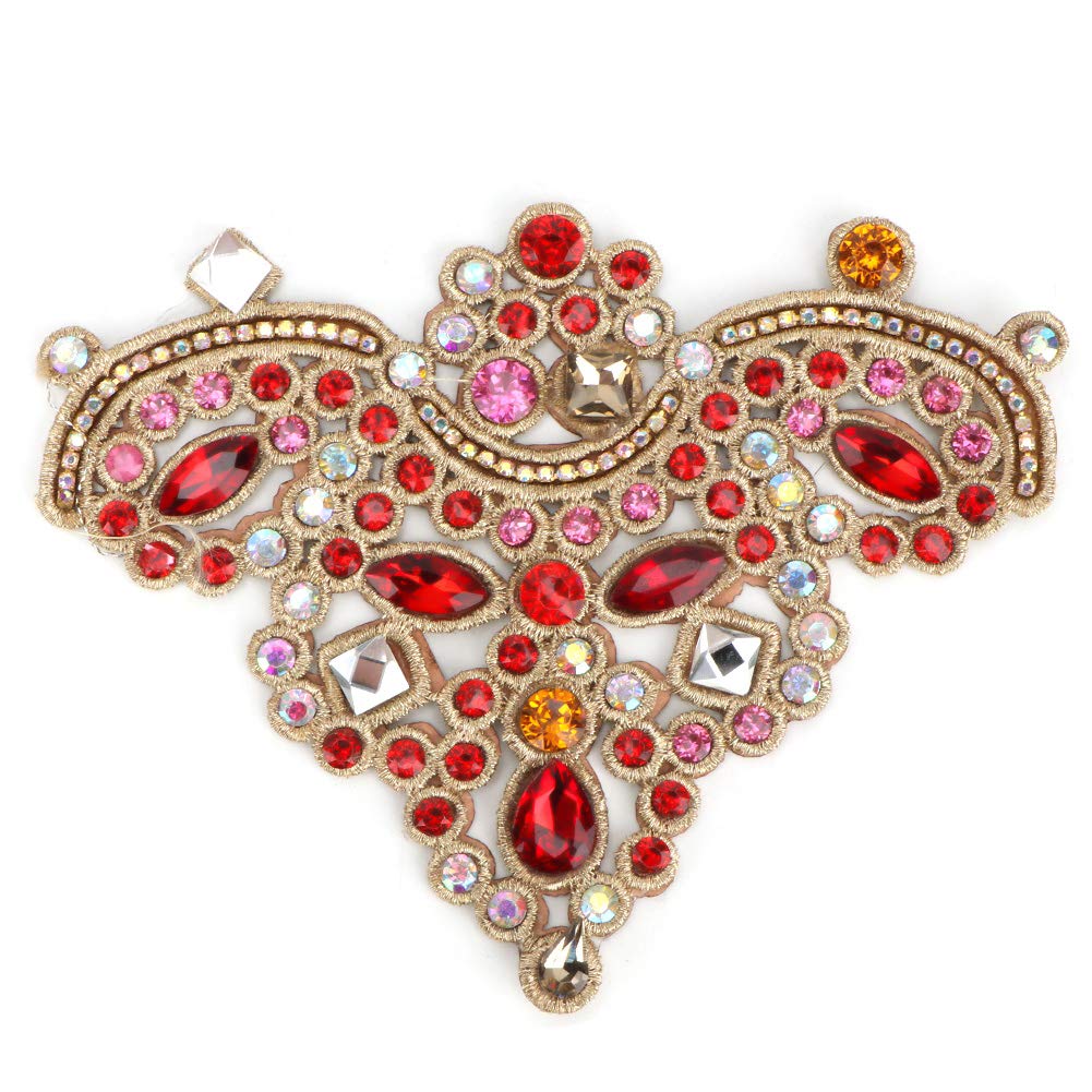 Shoe Applique, Rhinestone Crystal Applique, Sew on Pearl Patch for Wedding Bridal Embellishment, DIY Decor for Shoes Clothes Bags Costumes Crafts