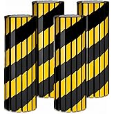 Elsjoy 4 Pack Garage Wall Protector, Foam Wall Column Corner Guard Garage Bumper for Parking Car, Reflective Wall Edge Protector Garage Pole Protector Padding for Parking Lot