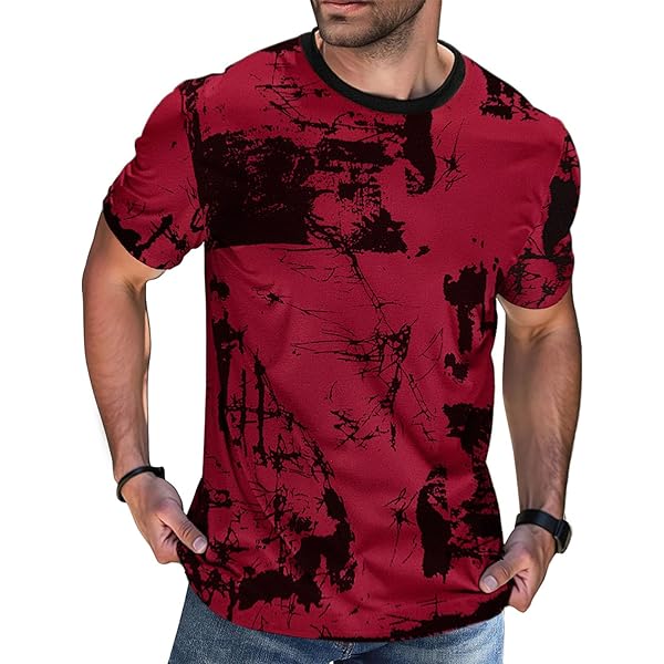 Hehanus Men's Wolf Graphic T-Shirt Large | 3D Print Novelty Casual Short Sleeve Tee Black - View #7