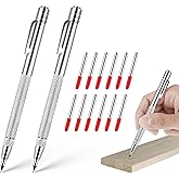 Tungsten Carbide Scriber, 2 Pcs Carbide Scriber Pen with Magnet Scribe Tool, Etching Pen With Clip with Extra 12 Replacement 