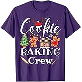Christmas Cookie Baking Crew Family Baking Team Funny Cookie T-Shirt