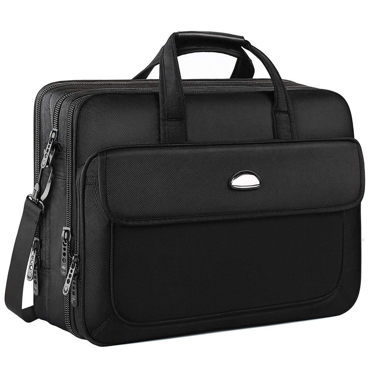 17 inch Laptop Bag, Expandable Large Briefcase, Messenger Bags for Men 699975275416 eBay