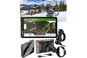 Garmin Tread 2 Powersport Navigator - 6" Glove-Friendly Display, Built for Extreme Weather, Preloaded Mapping,with Garmin Handlebar Controller and Wearable4U Portable 5000mAh Charger Bundle