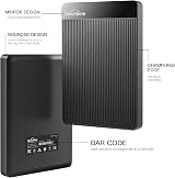 UnionSine External Hard Drive 500GB Ultra Slim USB 3.0 HDD view 2