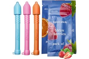 Abwehr 3-Pack Abwehr Chewable Essential Oil Breath Stick, Fresh Breath Oral Fixation Aid, Calming Chewable Alternative for Smoke & Pen Biting Habits