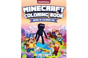 MINECRAFT'S COLORING BOOK: Minecrafter's Coloring Activity Book: Hours of Coloring Fun (An Unofficial Minecraft Book)